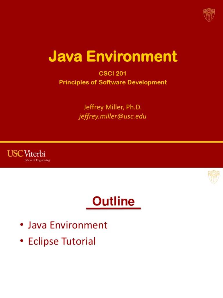 Java Environment: Jeffrey Miller, PH.D | PDF | Java Virtual Machine ...