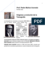 Historia y Evolución de La Tomografía Dr. Pedro Muñoz Acevedo