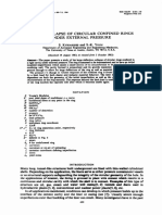 On The Collapse of Circular Confined Rings Under External Pressure. International Journal of Solids and Structures PDF