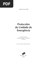 Protocolos da Unidade de Emergência - Ministério da Saúde