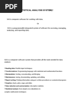 What Is Sas (Statistical Analysis System) ?