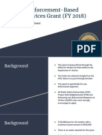 OVC Law Enforcement-Based Victims Services Grant (FY 2018)