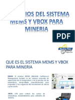 Beneficios Del Sistema MEMS y VBOX para Mineria.