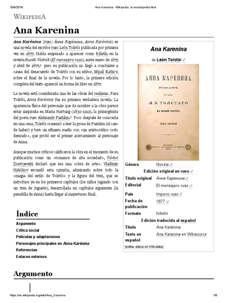 Ana Karenina | PDF | Anna Karenina
