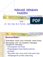 Komunikasi Dengan Pasien