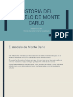 Historia Del Modelo de Monte Carlo