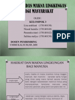 Hakikat Dan Makna Lingkungan Bagi Masyarakat