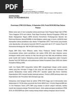 Surat balasan undangan acara