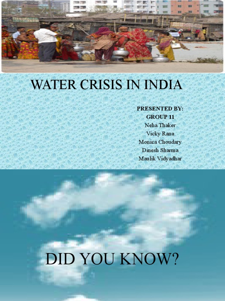 Water Crisis in India | PDF | Wellness