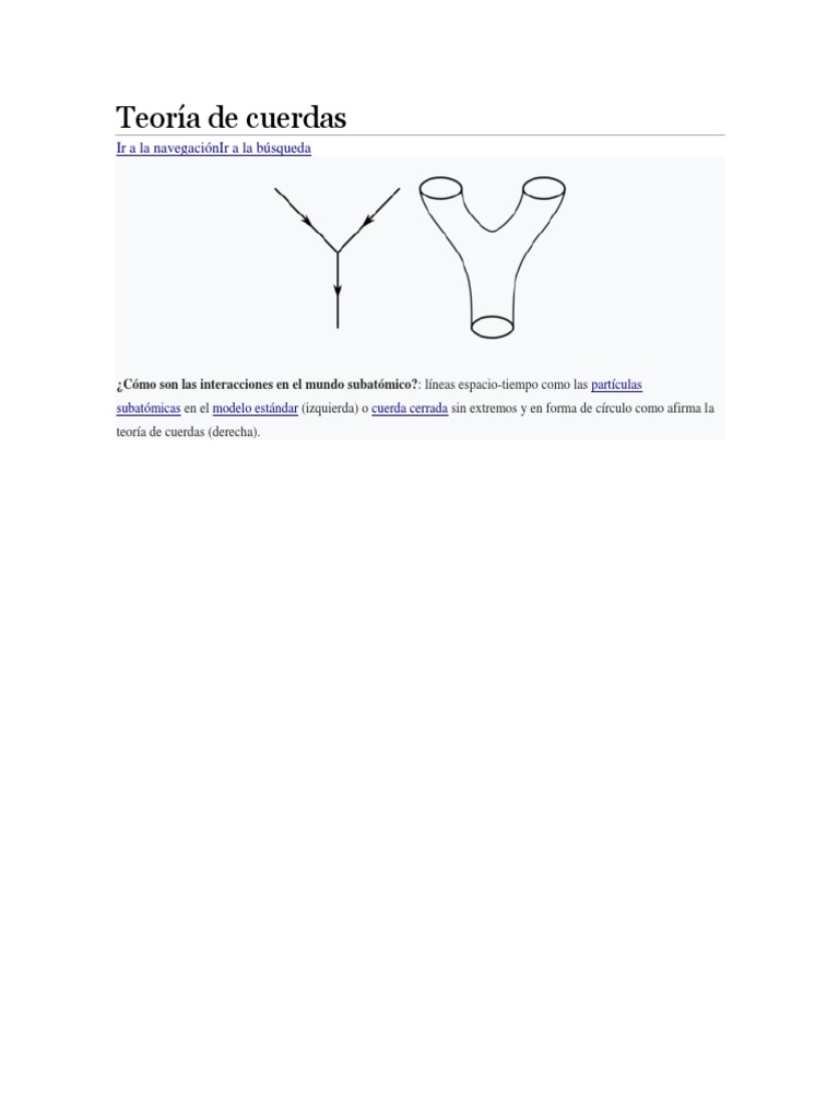 Teoría de Cuerdas PDF Teoria de las cuerdas Cosmología Física