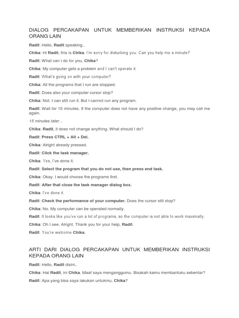 Dialog | PDF