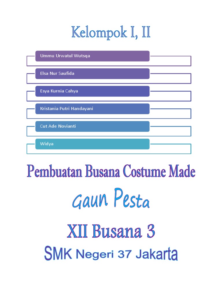 Analisa Busana Pesta