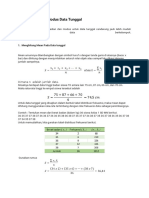 Mean, Median, & Modus Data Tunggal