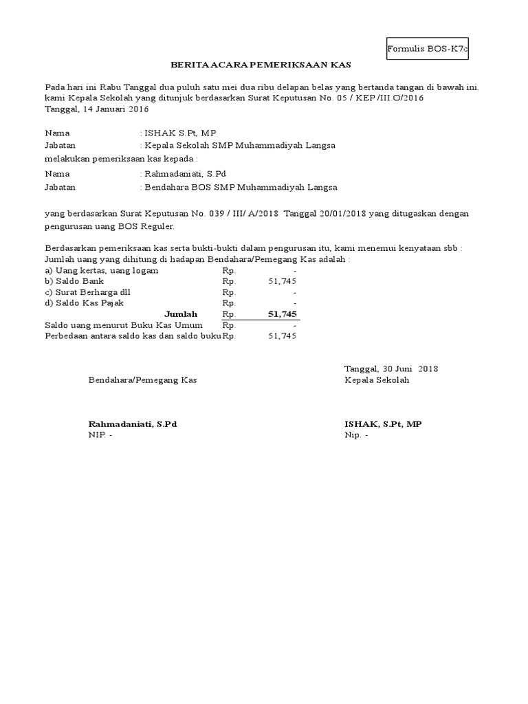 Bos-k7c Berita Acara Pemeriksaan Kas Triwulan 2 2018 (1)