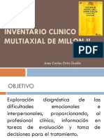 Inventario Clinico Multiaxial de Millon II