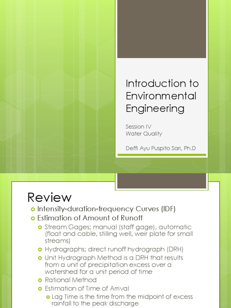 Water Quality in Environmental Engineering | PDF | Water Pollution ...