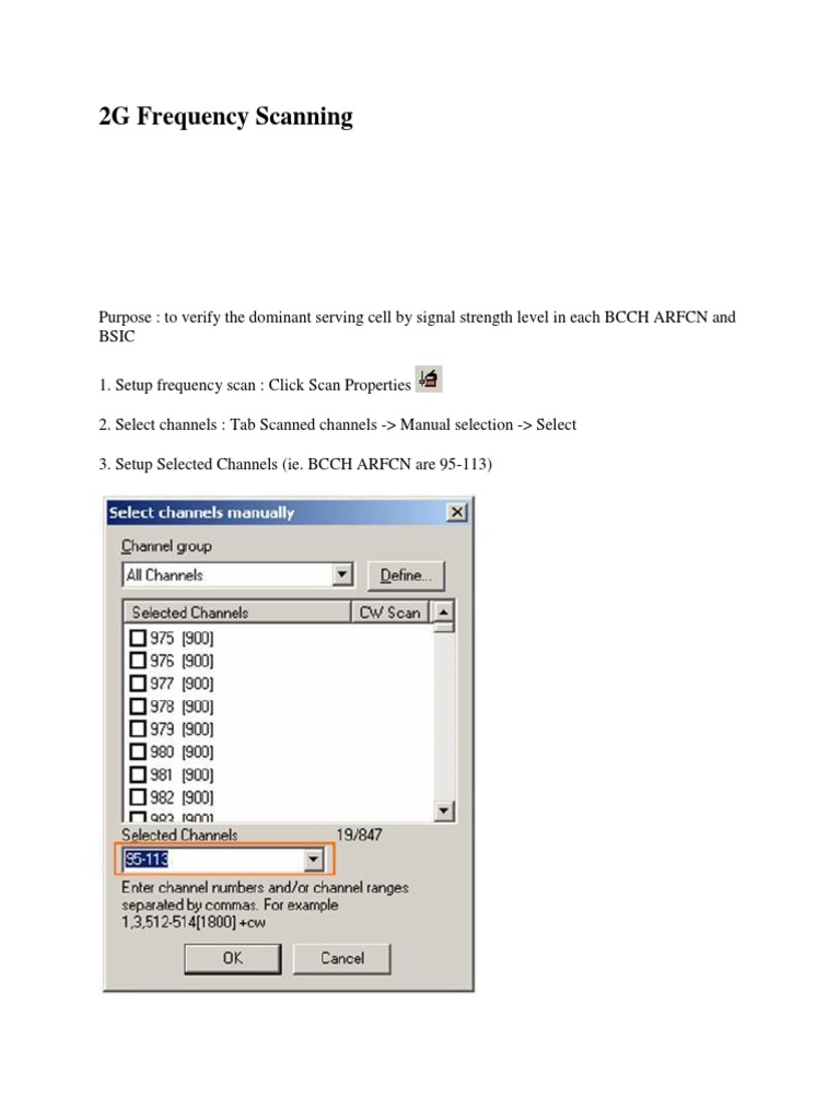 2G Frequency Scanning | PDF