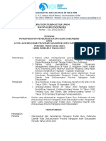 SK Pengurus IGI Kota Lhokseumawe Aceh