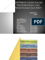 Kontribusi Agama Dalam Pengembangan Ilmu Pengetahuan Dan Riset