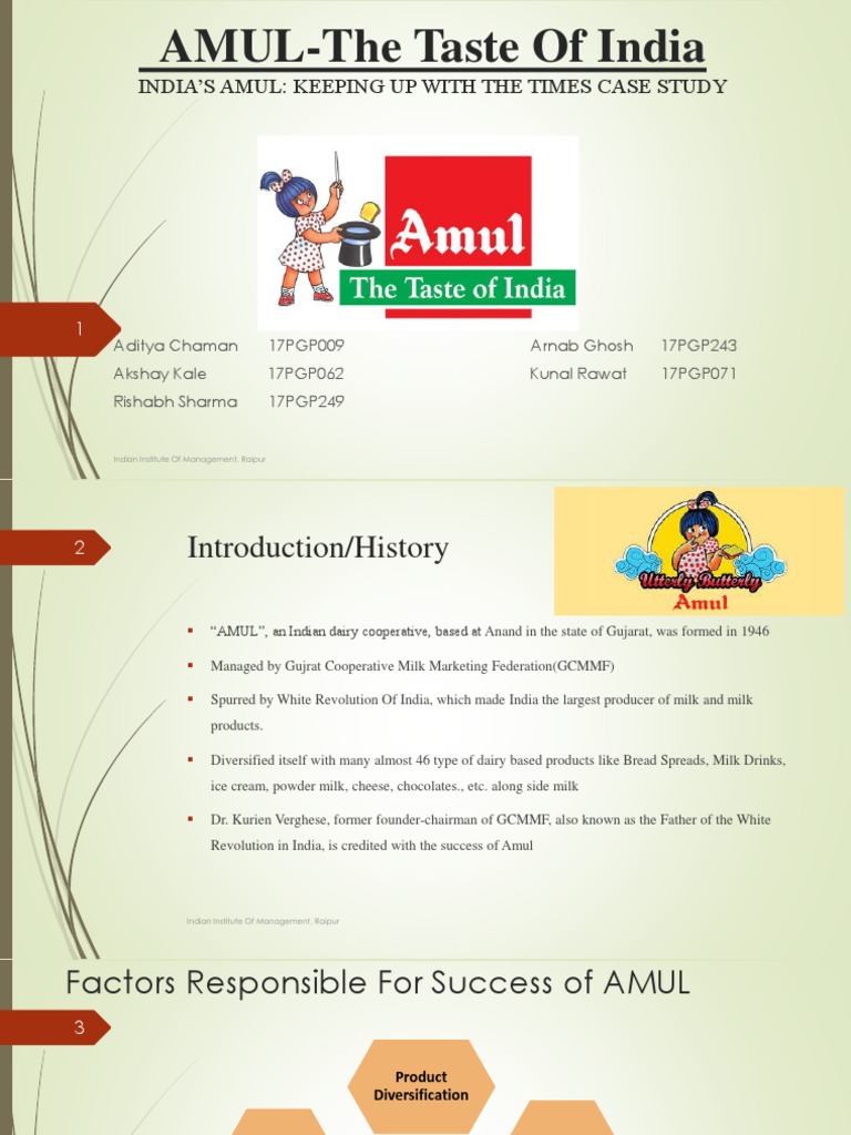 Amul business model image