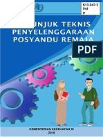 Petunjuk Teknis Posyandu Remaja