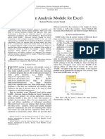 Decision Analysis Module for Excel