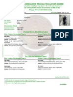 Fadeji Joshua Oluwapelumi Change of Course Slip PDF
