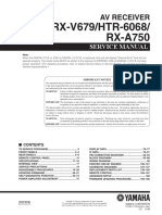 Yamaha RX-V679 - HTR-6068 - RX-A750 PDF