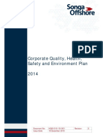 Corporate Quality, Health, Safety and Environment Plan 2014