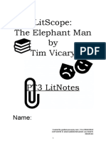 Litnotes Elephant Man