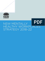 SafeWork NSW's Mentally Healthy Workplaces Strategy 2018-22