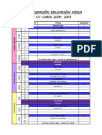 Temporalización 6º 2018-2019