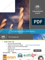 Tema 1 Economia de L'empresa UAB 1r Curs - Grau Economia