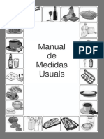 Manual de Medidas Caseiras Comparativa PDF
