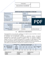 Evaluación de Desempeño