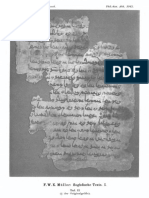 Sogdian Manuscript