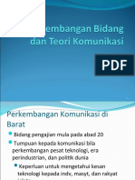 k2 Bidang Dan Teori Komunikasi