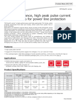 High Performance, High Peak Pulse Current TVS Diodes For Power Line Protection