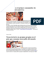 Panamá Ya Es El Primer Consumidor de Pollo de Centroamérica