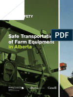 Safe Transportation of Farm Equipment: in Alberta