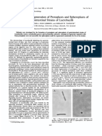 Formation and Regeneration of Gastrointestinal Strains of Lactobacilli