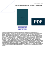 Diccionario de Terminos Claves Del Analisis Teatral PDF
