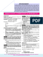 Permutation, Combination & Probability