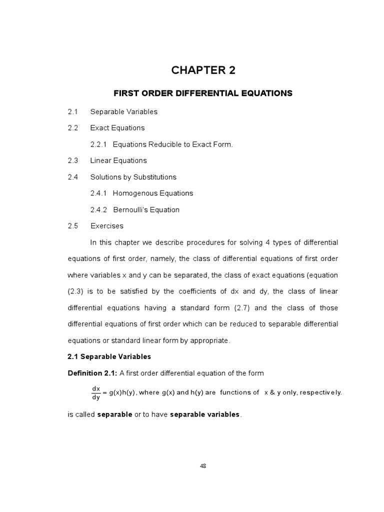 Chapter 2 Pdf Equations Calculus