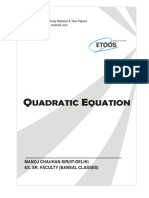 IIT- quadratic equations - Etoos.pdf