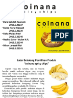 Presentasi Matkul Kewirausahaan Coinana Spicy Chips