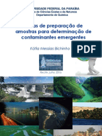 2016 Minicurso Sobre Tecnicas de Preparao de Amostras Para Determinao de Contaminantes Emergentes