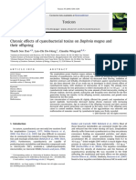 Chronic effects of cyanotoxins on Daphnia