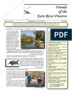 Friends of The Kern River Preserve: Calendar of Events Spring... Nature... Earth... Ahhh..