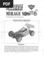 Download Thunder Tiger Mirage v-Spec Manual by fozzieferocious SN38909054 doc pdf